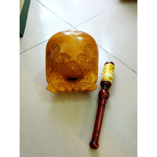 Mõ rồng gỗ lõi mít dùi Huế hàng kỹ đẹp, âm vang ấm đk 9cm, 10cm, 12cm