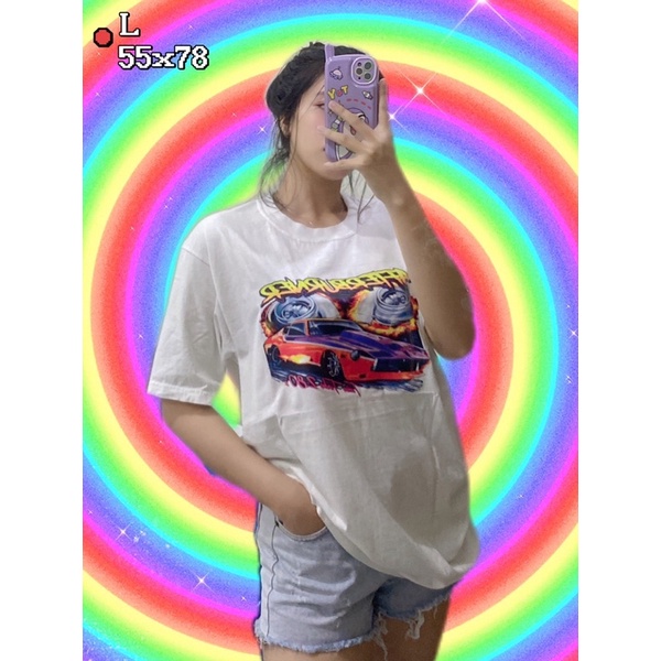 Áo thun Mỹ 2hand vải cotton tay lỡ form rộng bao đẹp 🔥