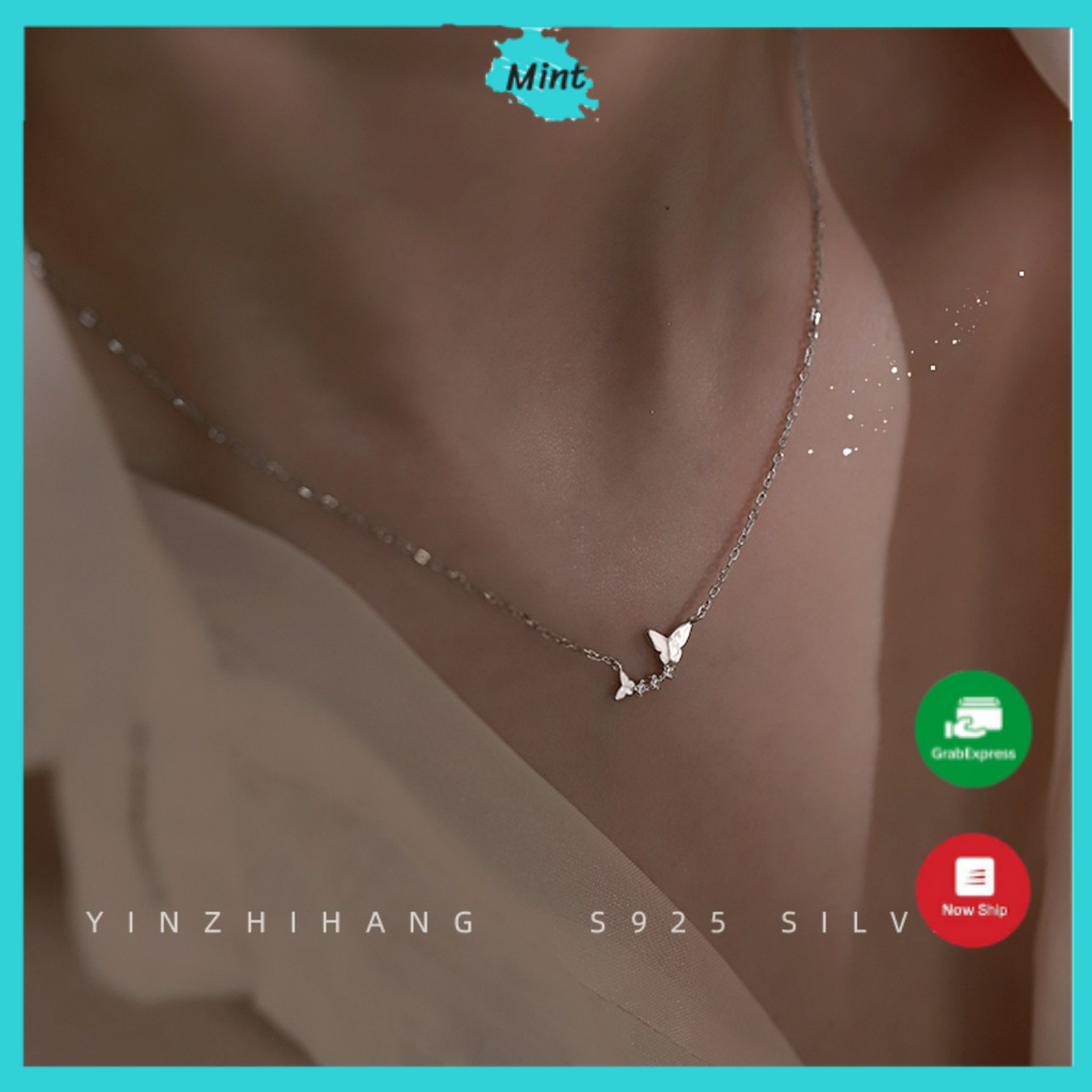 Dây Chuyền Nhỏ ❤️FREESHIP❤️ Vòng Cổ Nữ Hình Bướm Xinh xắn Phong Cách Hàn