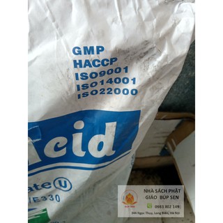 Bột chanh (Axit chanh - Axit citric C6H8O7) 200g / 500g [HÀNG CÓ SẴN]