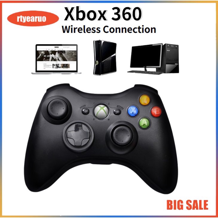 Tay cầm không dây Gamepad Xbox 360 Không dây 5 màu Kết nối không dây