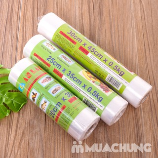 Combo 3 cuộn túi đựng thực phẩm HDPE An Lành