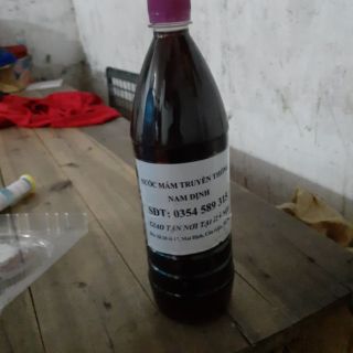 Nước mắm cá cơm nam định sa châu