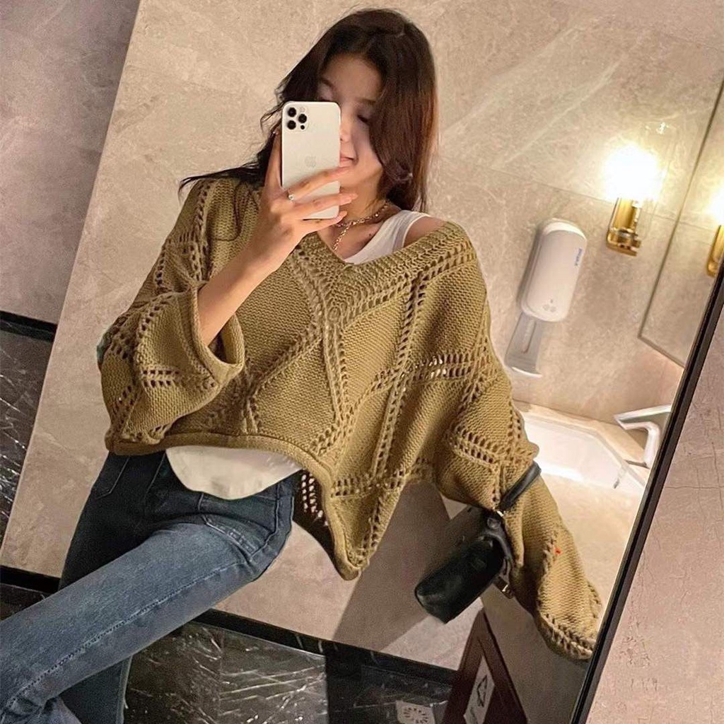 Áo Sweater Dáng Rộng Thiết Kế Mới Thời Trang Dành Cho Mùa Thu