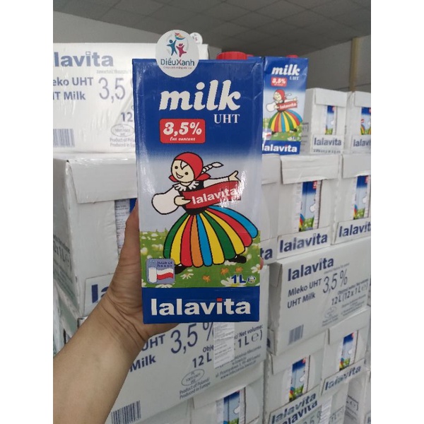 1 Hộp Sữa Tươi Nguyên Kem Lalavita 1L - Nhập khẩu Ba Lan