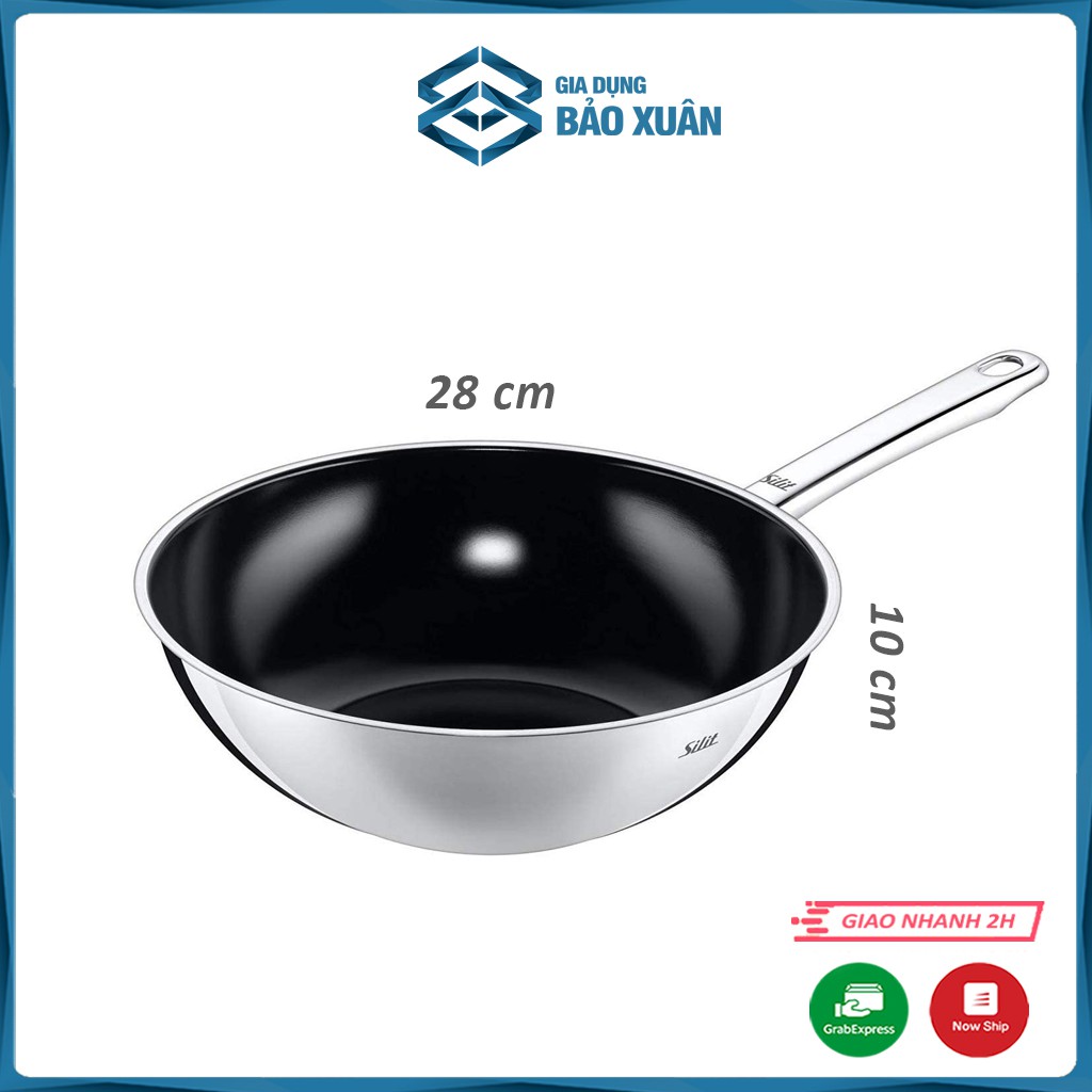 Chảo sâu lòng SILIT WUHAN 28 cm - Chảo thép chống dính cực bền