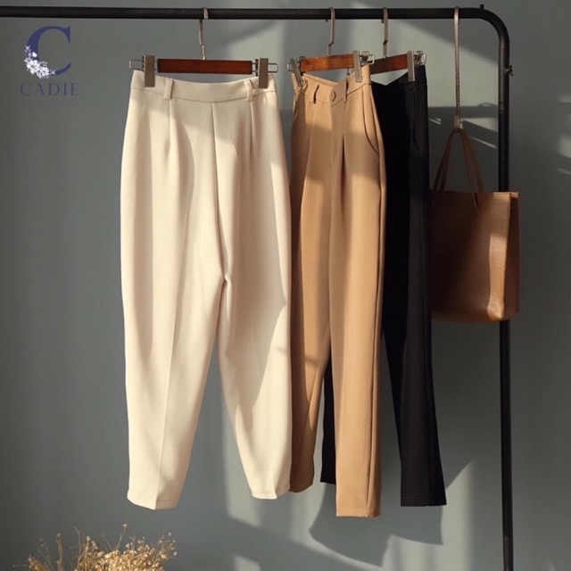 Quần baggy công sở bọc khuy