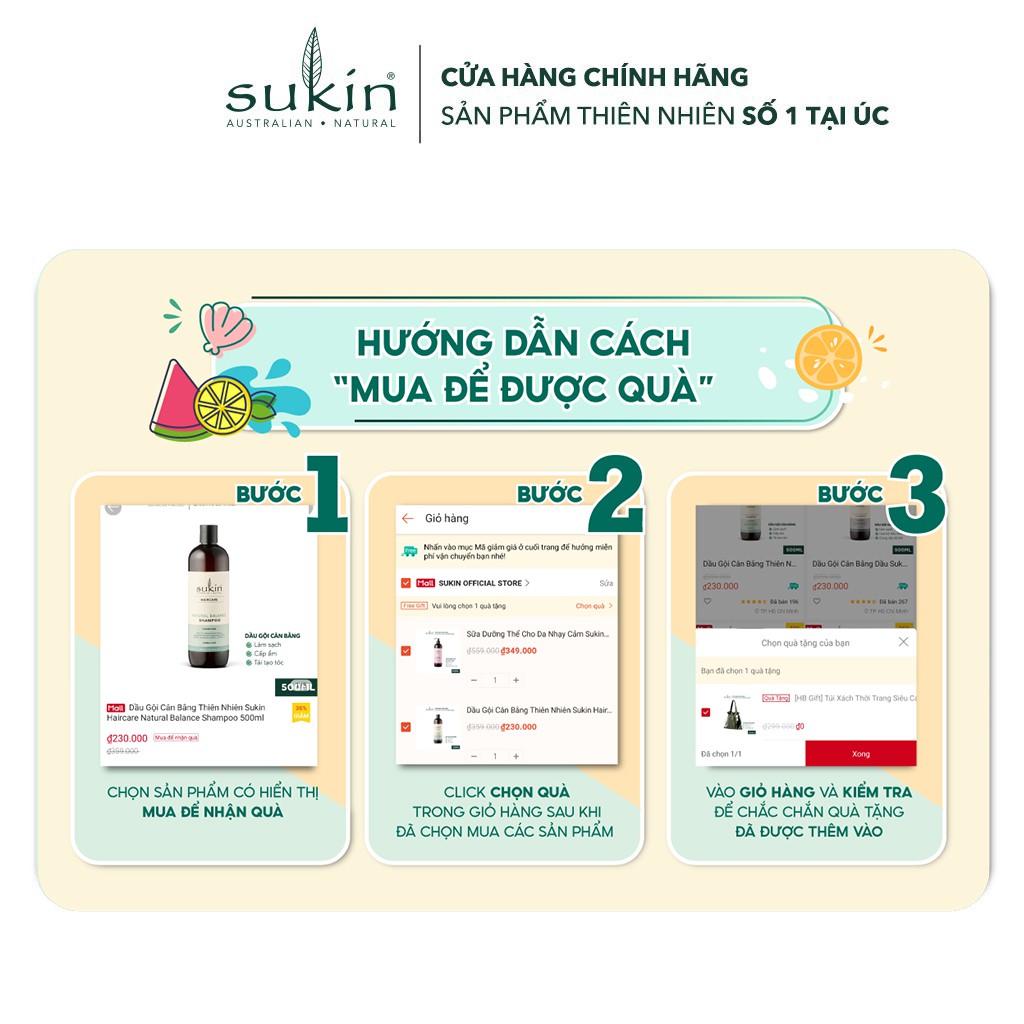 Nước Tẩy Trang Sukin Micellar Cleansing Water 500ml