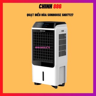 Quạt điều hoà sunhouse shd7727 + tặng bộ dao làm bếp màu đen black buck
