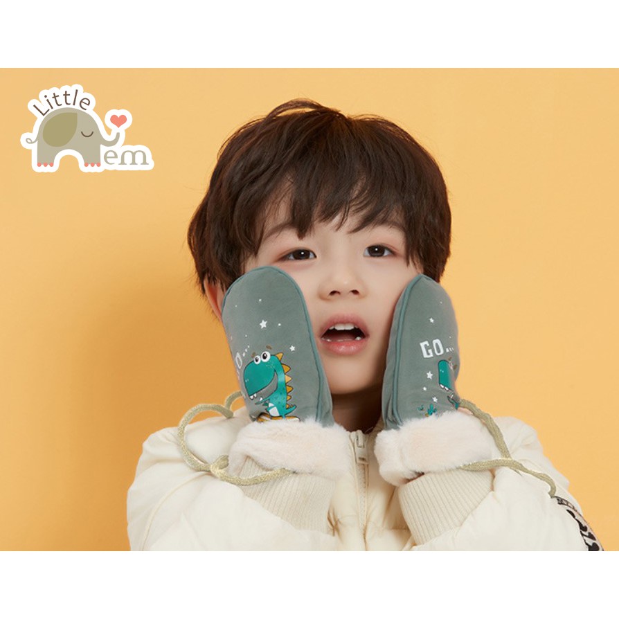 Găng tay lót lông cho bé gái/ bé trai kiểu dáng Hàn Quốc