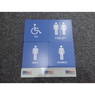 Biển toilet wc nam nữ