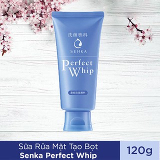 Sữa rửa mặt Shiseido senka Whip xanh