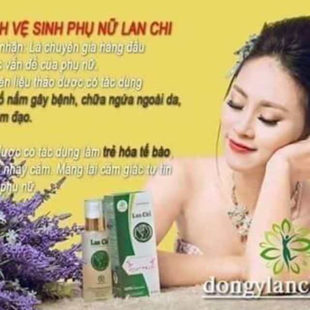 Dung dịch vệ sinh phụ nữ lan chi