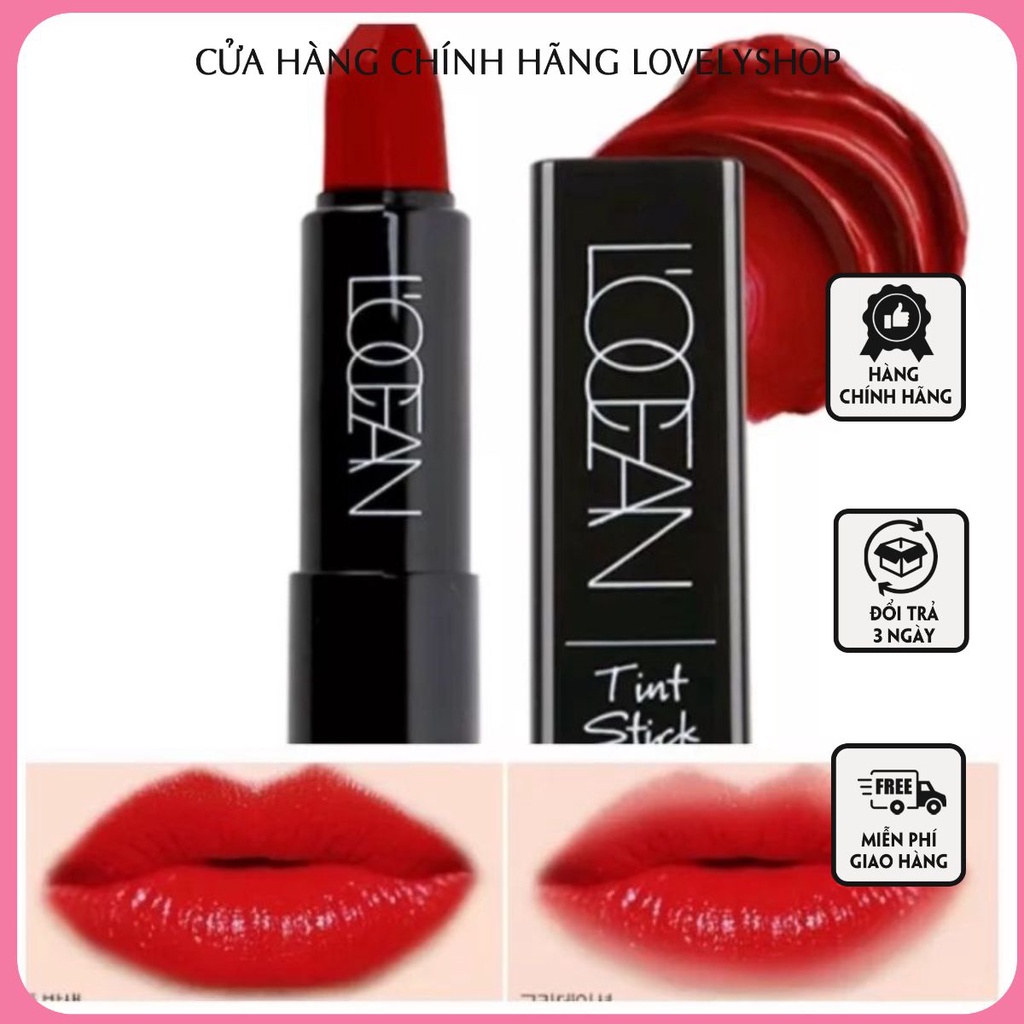 Son Locean lâu trôi, mềm môi màu Đỏ Đậm 09 Hàn Quốc