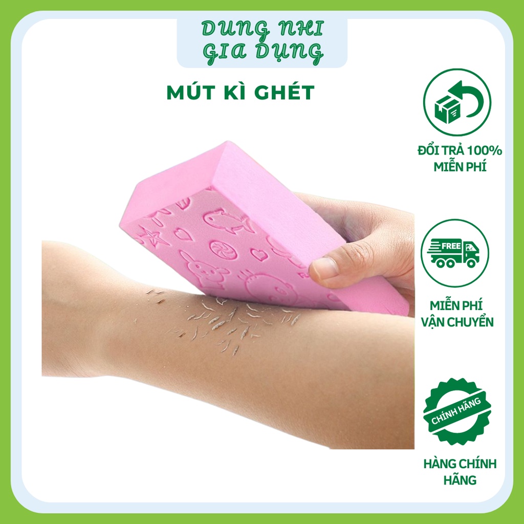 Miếng Mút Kỳ Ghét Siêu Sạch Miếng Mút Tắm Bọt Biển Hình Ngộ Nghĩnh