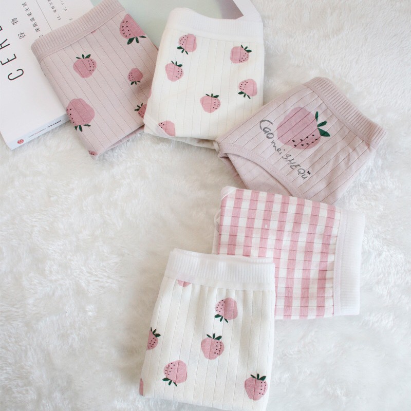 Quần Lót Cotton Quả Dâu, Quần Lót Nữ Kháng Khuẩn QL45 | BigBuy360 - bigbuy360.vn