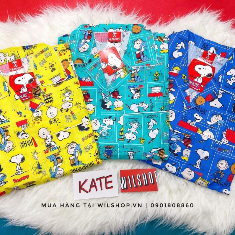 (60-85kg NHIỀU KIỂU) ĐỒ NGỦ PIJAMA SNOOPY CAO CẤP THÁI LAN  ཾ