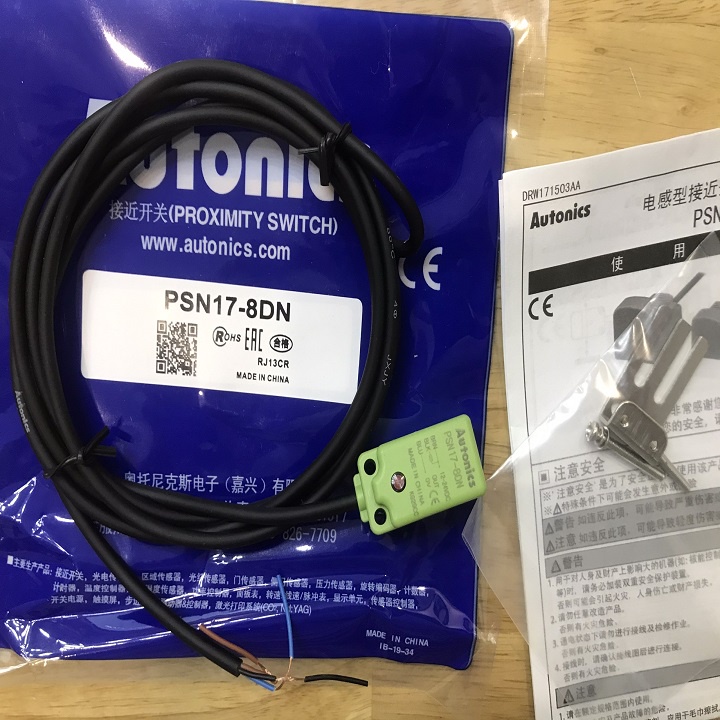 Cảm biến tiệm cận Autonics PSN17-8DN 8mm,PSN17-5DN 5mm, PSN17-5DN2 5mm PSN17-5DP, PSN17-5DP2, PSN17-5AO 12-24VDC