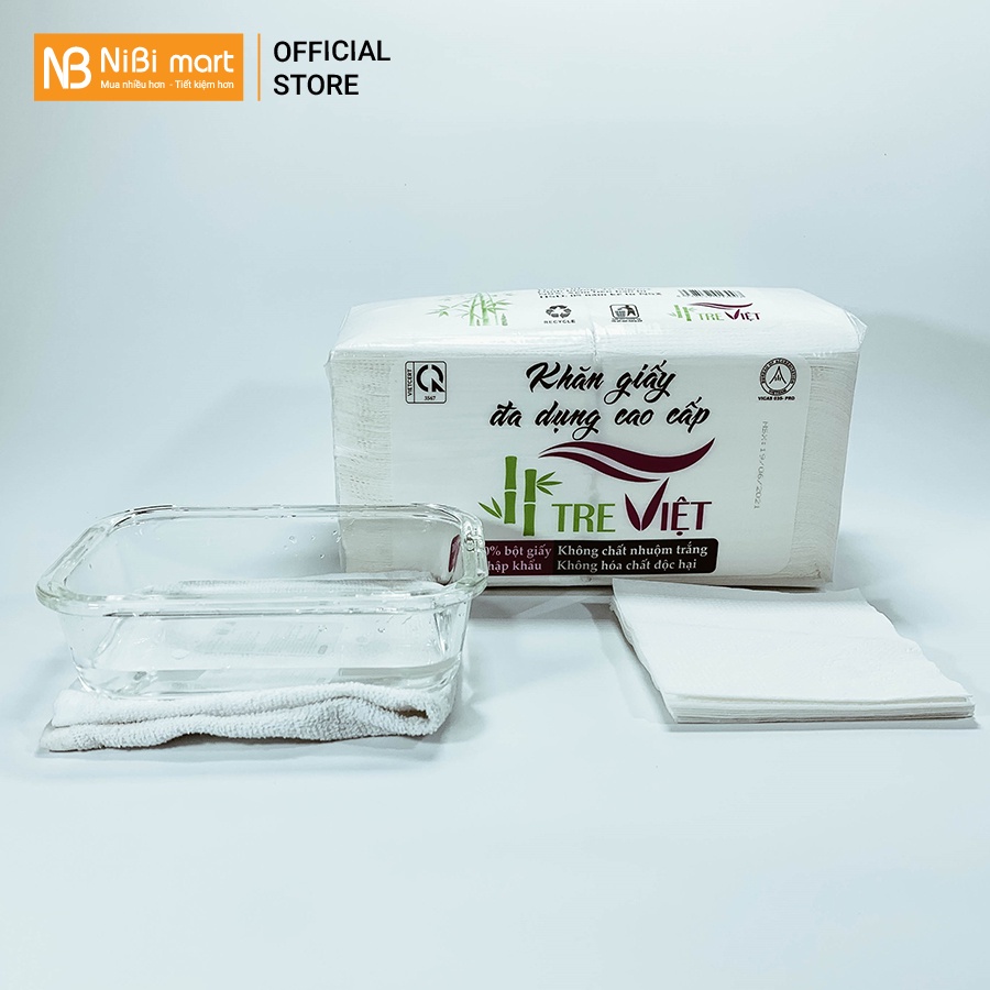 Giấy Ăn Đa Năng Tre Việt Tre Việt Siêu Dai Tiết Kiệm Bịch 500g DL-22