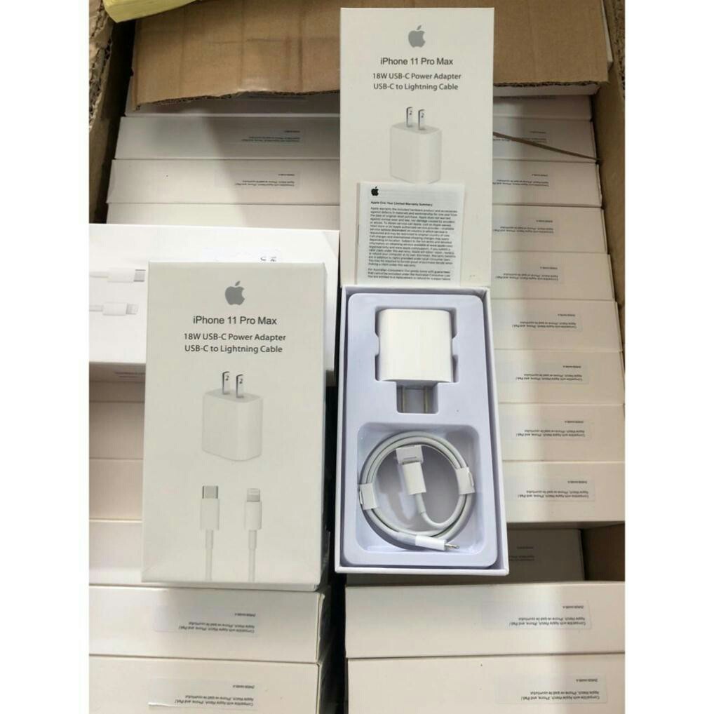 [FREESHIP CHÍNH HÃNG] Bộ sạc IPhone 11 Sạc nhanh 18W( Dùng cho TẤT CẢ CÁC DÒNG IPHONE,IPAD) 5.0