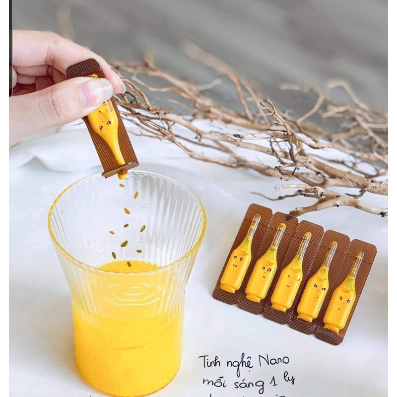 Nghệ Nano Curcumin Gold Hàn Quốc, Tinh Chất Nghệ Nano Hỗ Trợ Làm Đẹp Da Trắng Da,Tăng Cường Sức Đề Kháng,Tách Lẻ 50 Tép | BigBuy360 - bigbuy360.vn