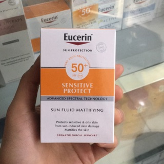 EUCERIN SUN FLUID MATTIFYING 50+ Kem chống nắng Eucerin