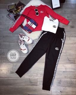Bộ nỉ gucci nữ
