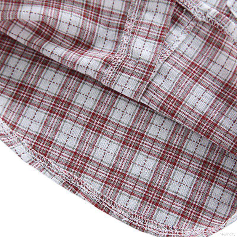 Bộ áo sơ mi tay ngắn + quần short denim phong cách Hàn Quốc cá tính cho bé trai