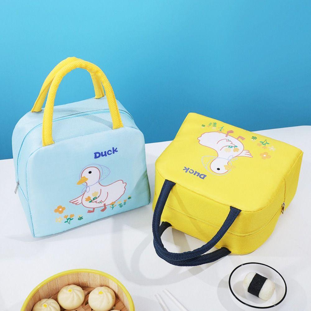 Túi Đựng Hộp Cơm Trưa Giữ Nhiệt Di Động Tiện Dụng Cho Học Sinh / Du Lịch