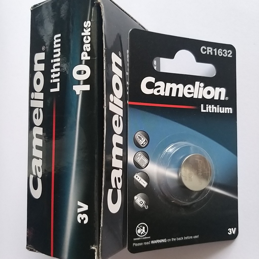 Vỉ 1 viên pin 3V  Lithium  CR1632 Camelion thay chìa khóa Ôtô