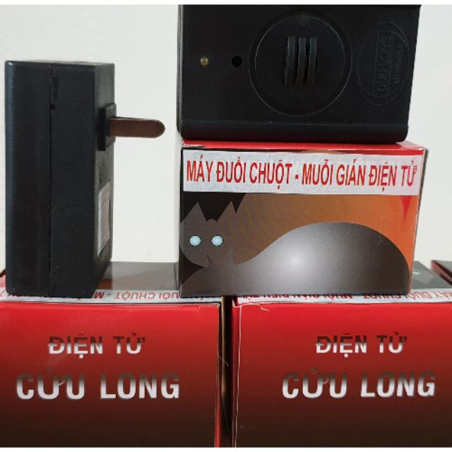 Máy đuổi chuột và đuổi muỗi cả gián  3in1 có hình test sóng âm  - Cửu Long