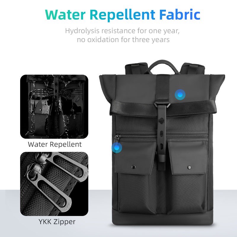 Balo Mark Ryden - Balo Doanh Nhân Cao Cấp Mới Nhất 2022.Chống Nước,Chống Sốc Laptop 15.6 Inch MR1696