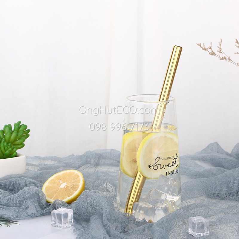 Ống Hút Đầu Nhọn Size Lớn Để Hút Trà Sữa, Trân Châu