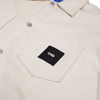 ÁO KHOÁC LEATHER JACKET CREAM