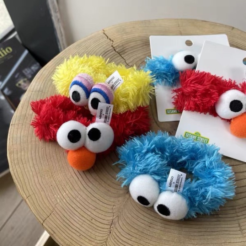 Dây buộc tóc Miniso x Sesame Street ngộ nghĩnh cho bé 3 màu