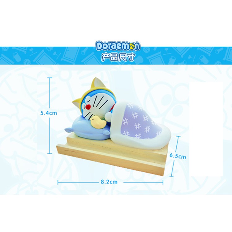 Mô hình doremon , doraemon kèm giá đỡ điện thoại hàng chính hãng