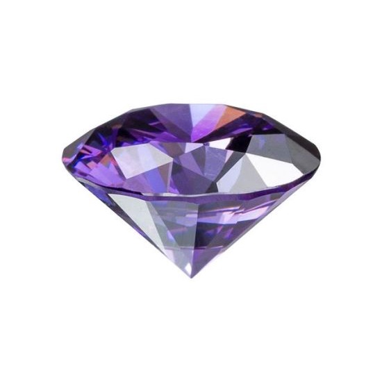 Sỉ Đá Cubic Zirconia  loại 5A Tím - Kim cương nhân tạo Siêu Cứng Thụy Sỹ