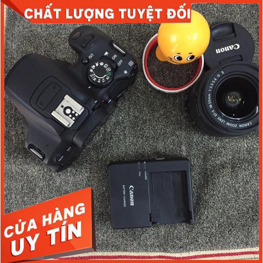 Máy ảnh Canon 700D kèm lens 18-55 is II, chụp 8k shot