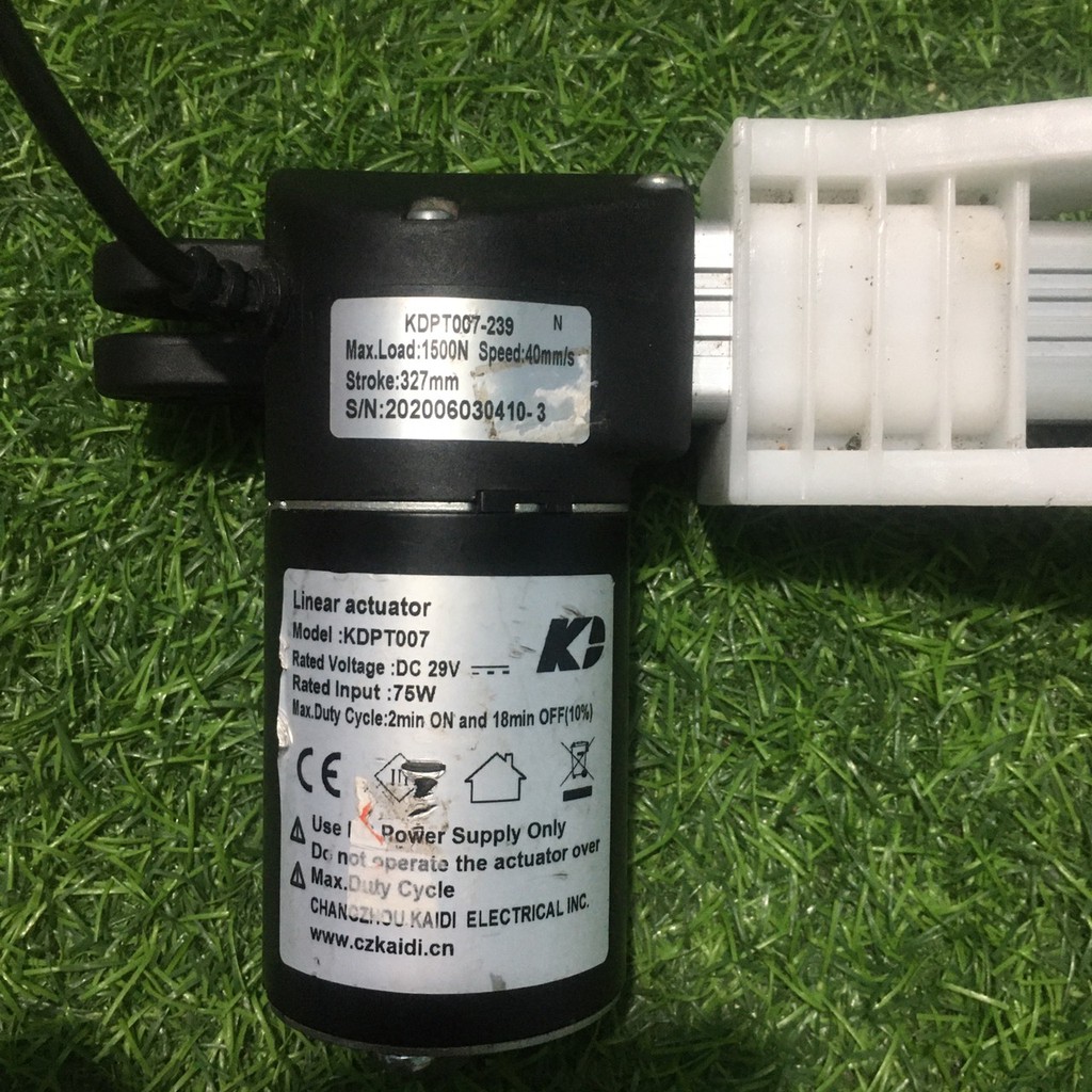 Động cơ tuyến tính nâng, trượt hành trình 330mm-1500N