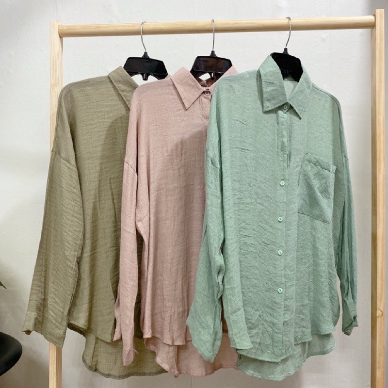 Áo sơmi linen màu sắc cực dịu ngọt- cập nhật màu liên tục | BigBuy360 - bigbuy360.vn