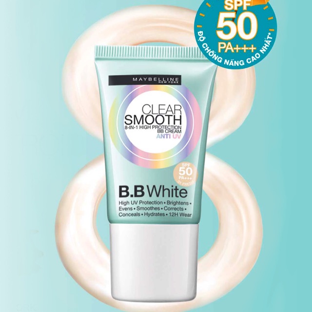 Kem nền trang điểm chống nắng UV BB White SPF50/PA++++