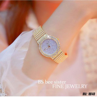 Đồng hồ nữ Bee Sister đính đá xịn chống nước tốt BMST3