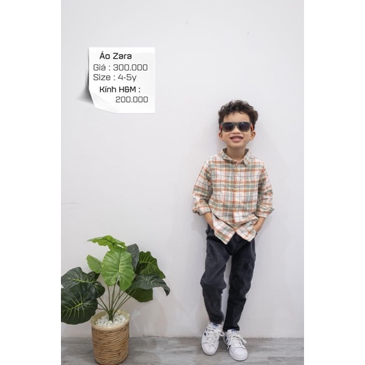 Áo sơ mi zara cho bé trai 4 -5y