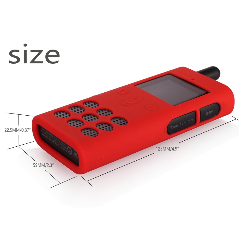Vỏ Silicone Bảo Vệ Chống Trượt Chống Sốc Cho Loa Liên Lạc Bộ Đàm 3