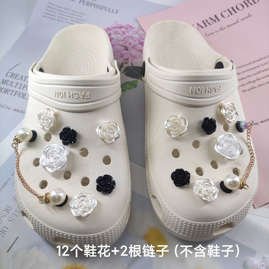 crocs sticker Nút Gắn Giày Hình Hoạt Hình Đáng Yêu DIYshoes sticker Accessories Stickers Sandals Shoe Decoration