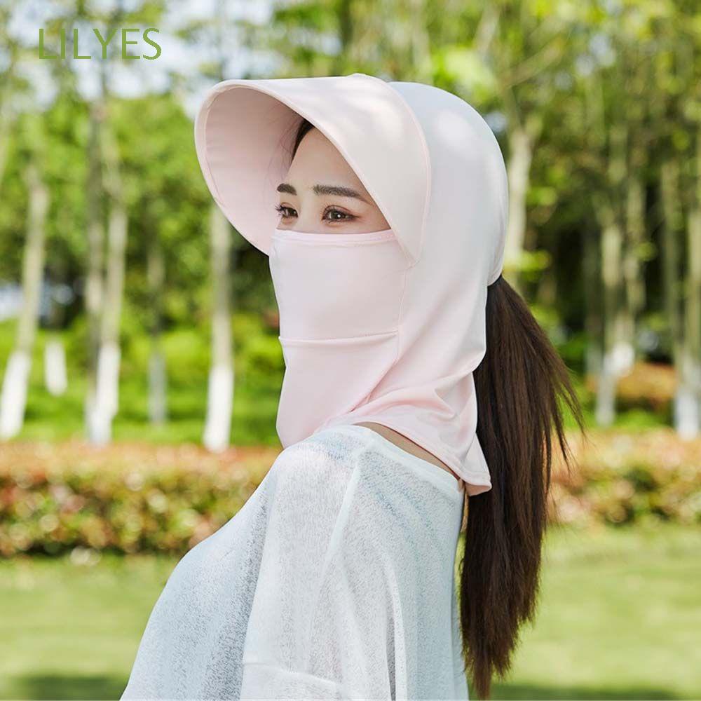 LILYES Casual Bucket Hat Windproof Summer UV Protection Caps Women Sun Hat Hiking Caps Mother Sun Hat Mountaineering Hat Cycling Sun Hat Outdoor Breathable With Neck Flap/Multicolor