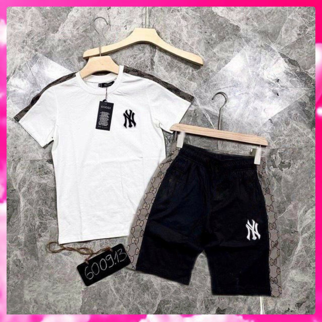 Bộ đồ nam thể thao hè YN phối nâu CHIPS | BigBuy360 - bigbuy360.vn