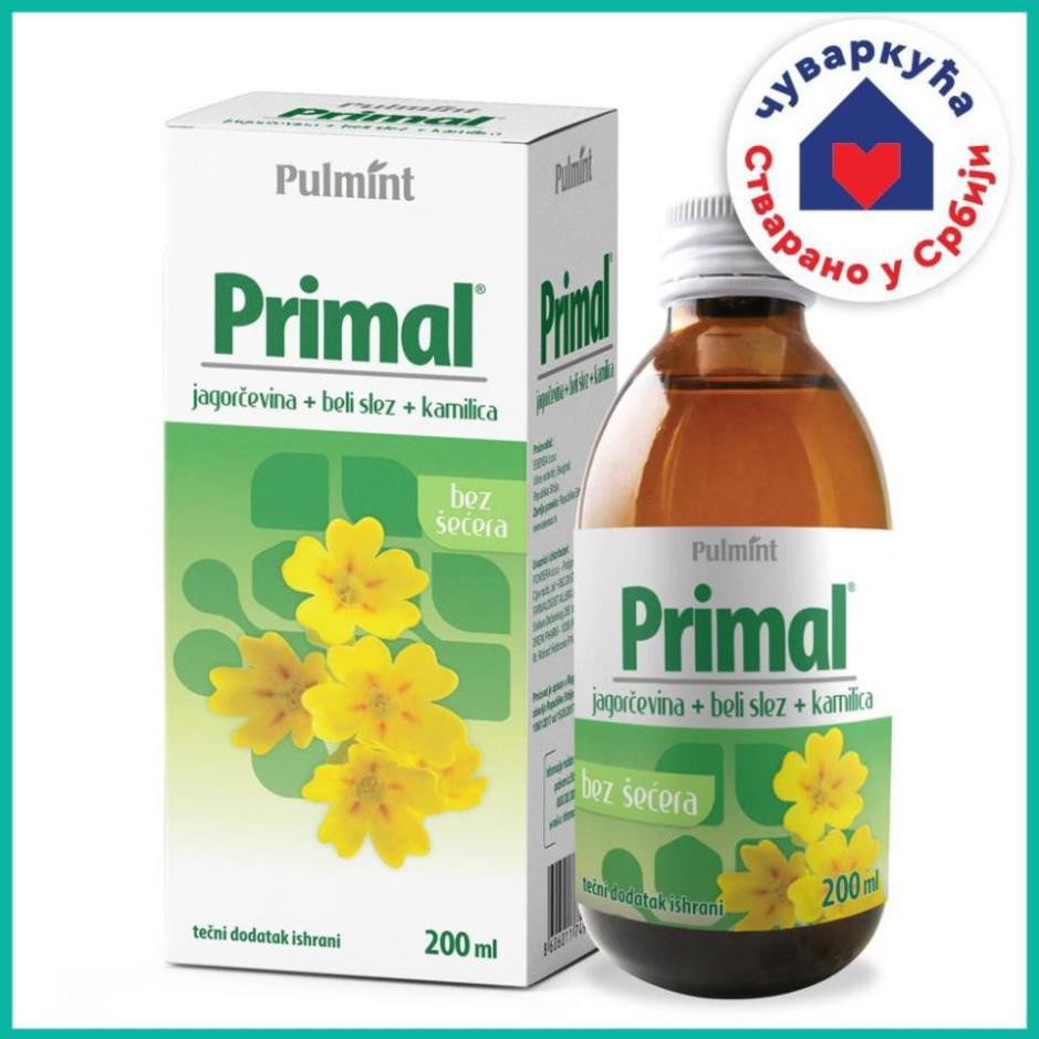 Siro Giảm Ho Không Đường Primal Syrup - Phù Hợp Với Người Tiểu Đường 150gr