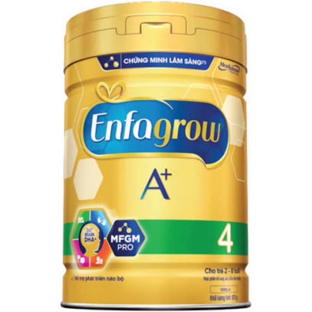 Sữa bột Enfagrow A+ 4 DHA+ và MFGM PRO 870g ( Mẫu Mới )