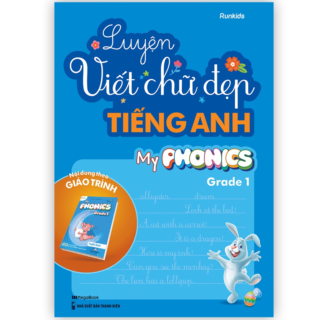 Sách Luyện viết chữ đẹp tiếng Anh My Phonics grade 1